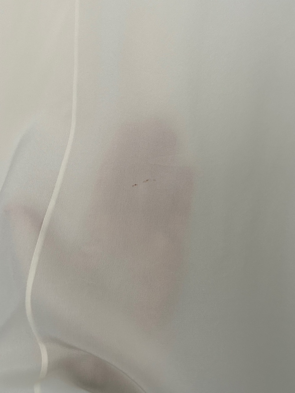 CHLOE sheer silk sleeveless ruffle blouse 38 fr or 6 USA. - Picture 8 of 8